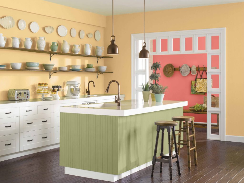 Покраска кухни позволит дать новую жизнь любимому гарнитуру